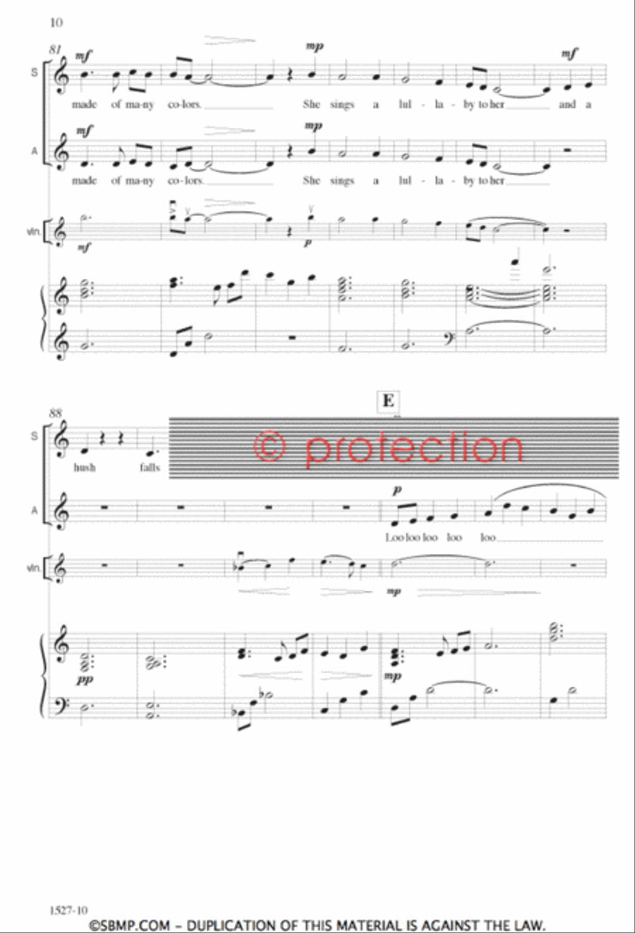 The Two Faces of Autumn - SA Octavo SA scores gallery preview page 9