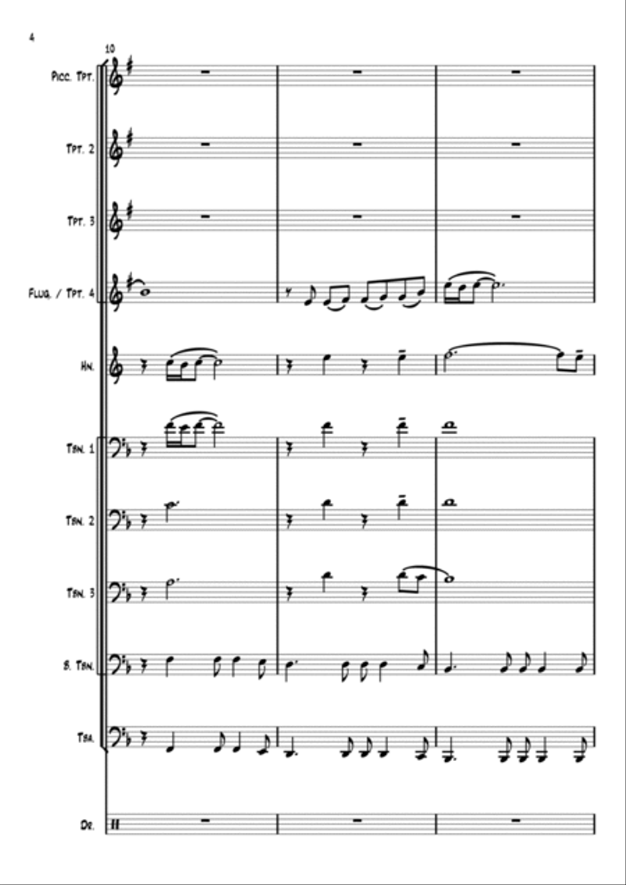 The Lonely Shepherd Brass Ensemble scores gallery preview page 4