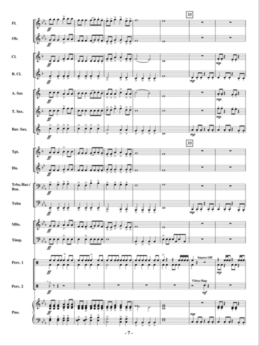 The Soaring Spirit The Soaring Spirit Concert Band scores gallery preview page 6