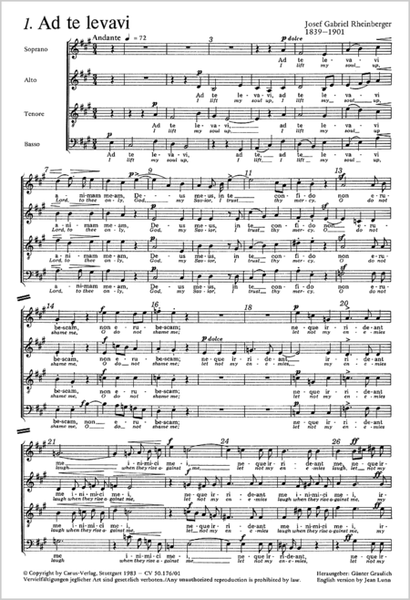 Neun Advents-Motetten op. 176