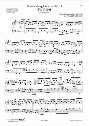 Brandenburg Concerto No.3 - Extracts