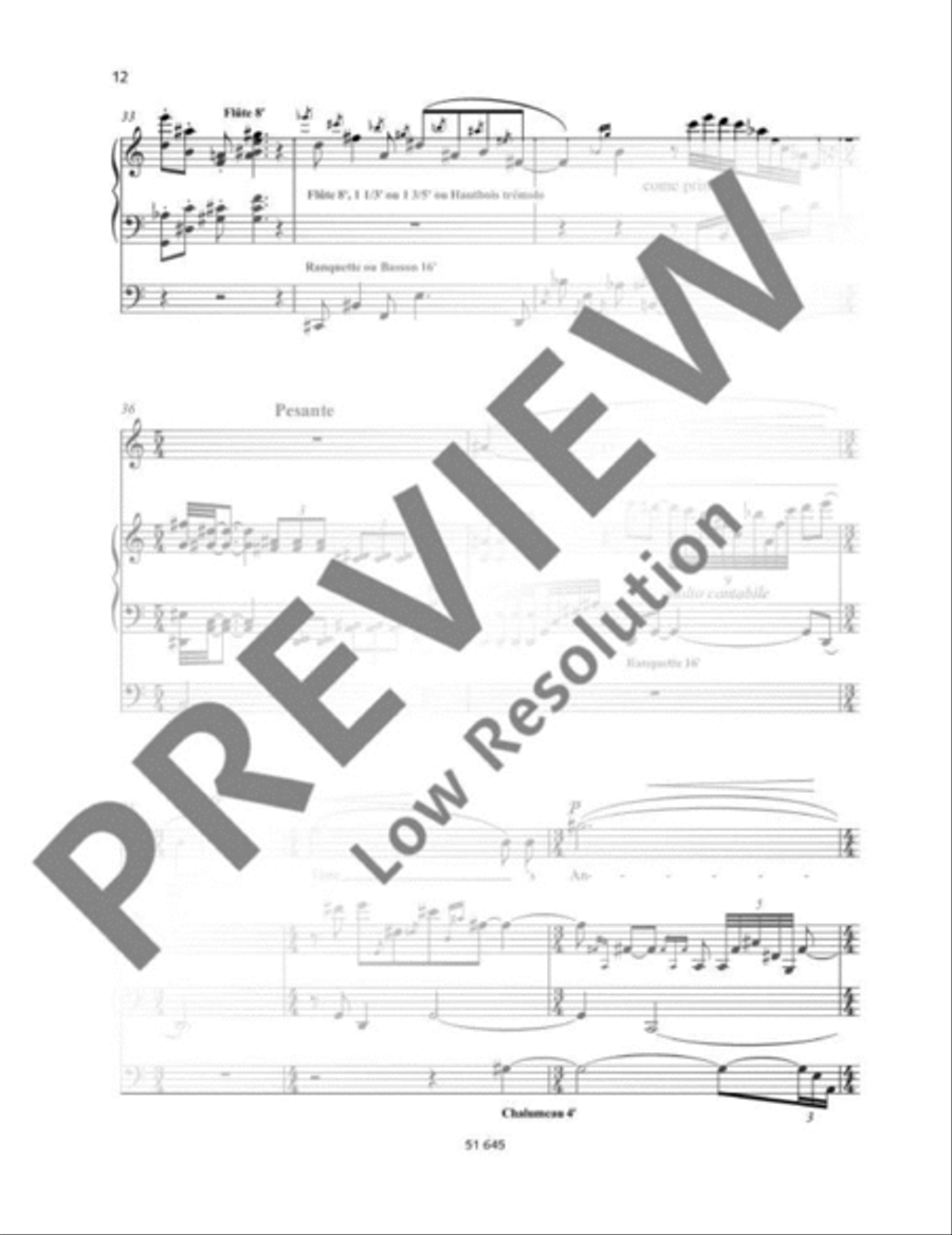 Andromeda Organ scores gallery preview page 13