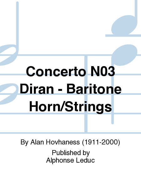 Concerto No.3 Diran - Baritone Horn/Strings