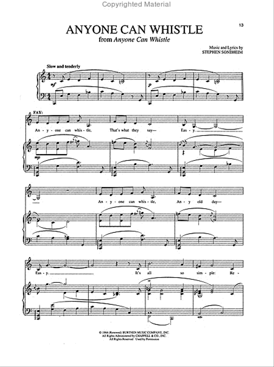 Stephen Sondheim - 25 Selected Favorites