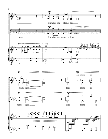 His Name Is Jesus (SATB, Piano) image number null