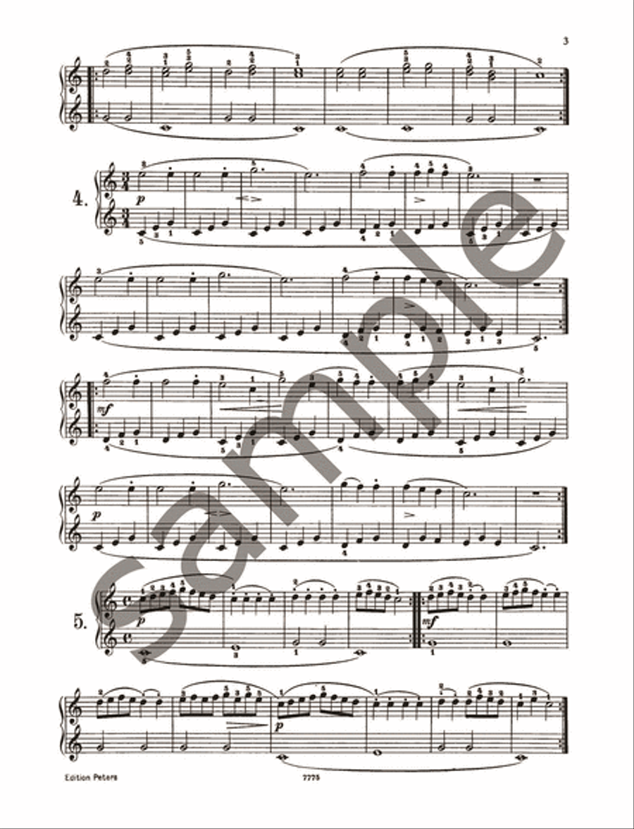 First Piano Lessons in 100 Recreations Piano Method scores gallery preview page 3