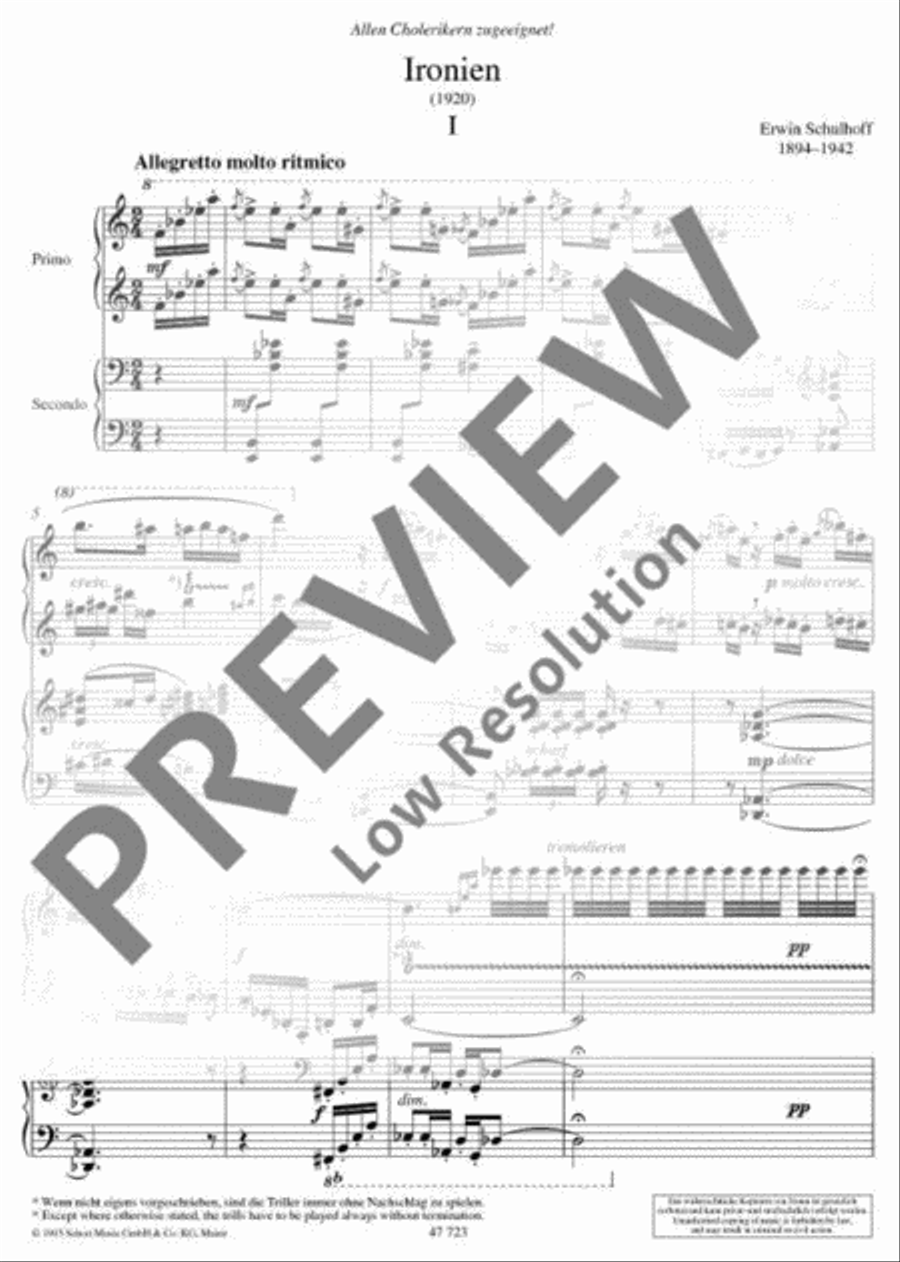 Ironien Piano Duet scores gallery preview page 8
