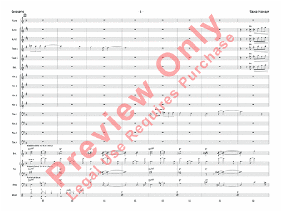 'Round Midnight Jazz Ensemble scores gallery preview page 8