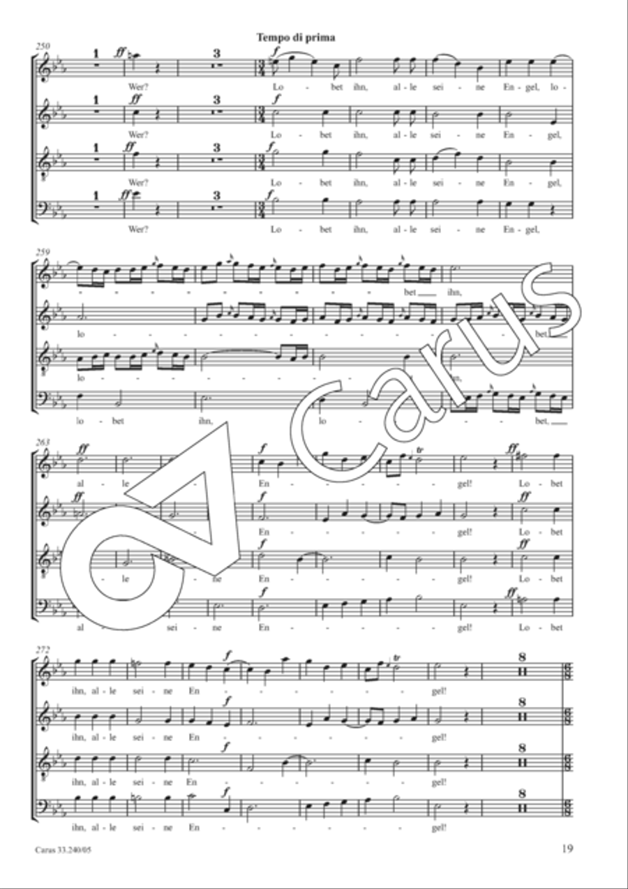 The Resurrection and Ascension of Jesus 4-Part scores gallery preview page 20