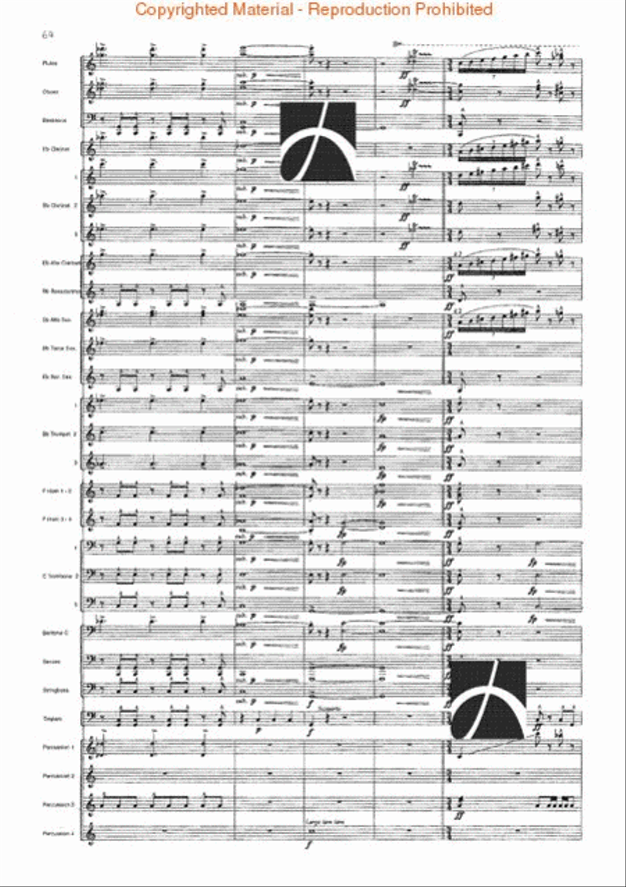 Spartacus Concert Band scores gallery preview page 65