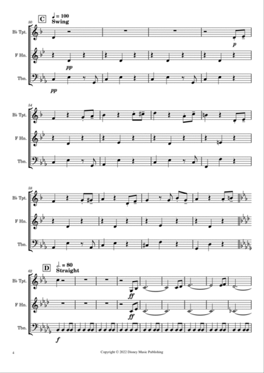 Pirates Of The Caribbean Brass Ensemble scores gallery preview page 4