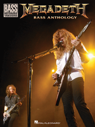 Book cover for Megadeth Bass Anthology