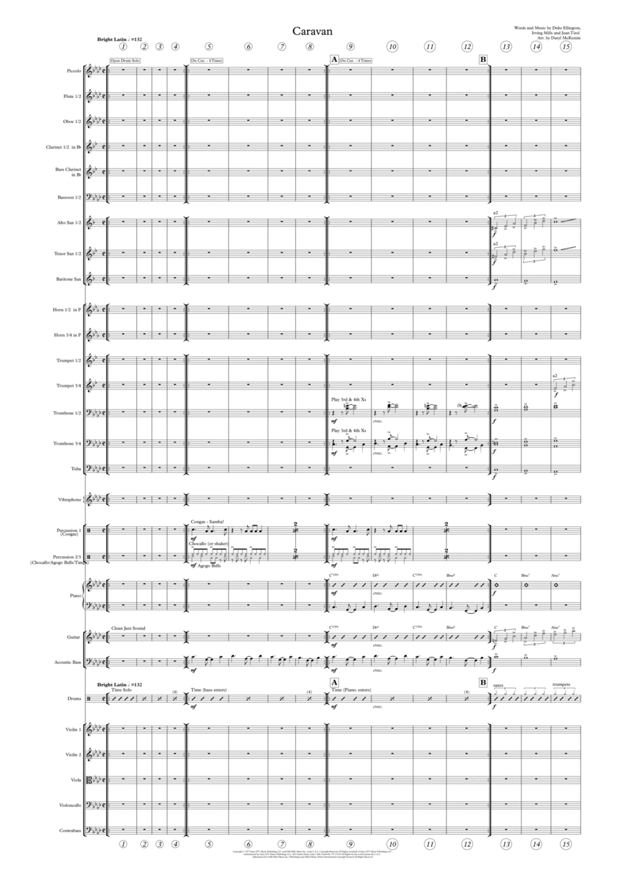 Caravan Caravan Full Orchestra scores gallery preview page 1