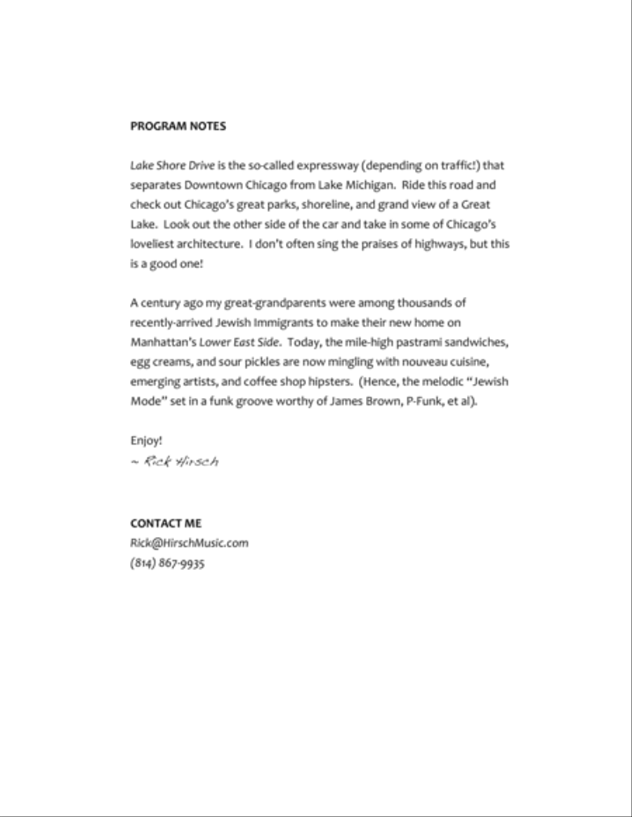 Cityscapes Woodwind Quartet scores gallery preview page 3