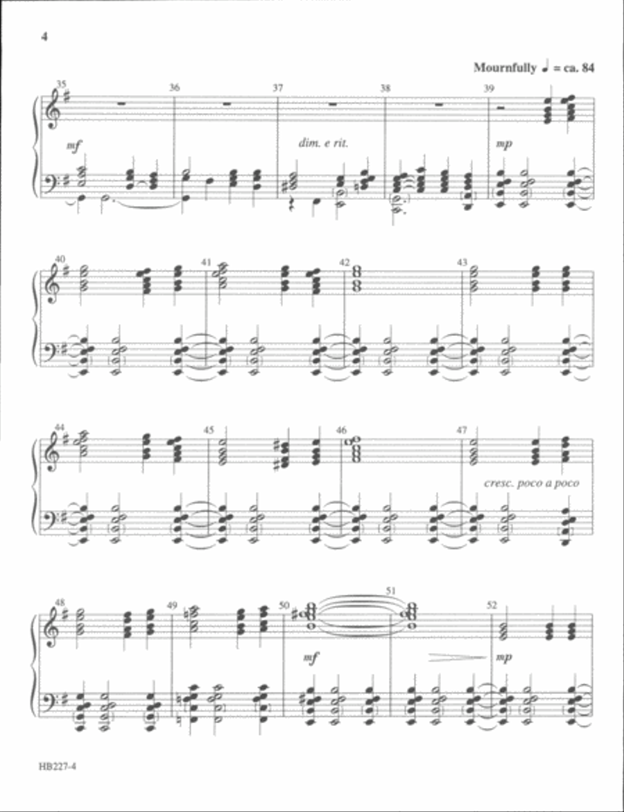 When I Survey the Wondrous Cross - Larson 5-Octaves scores gallery preview page 4