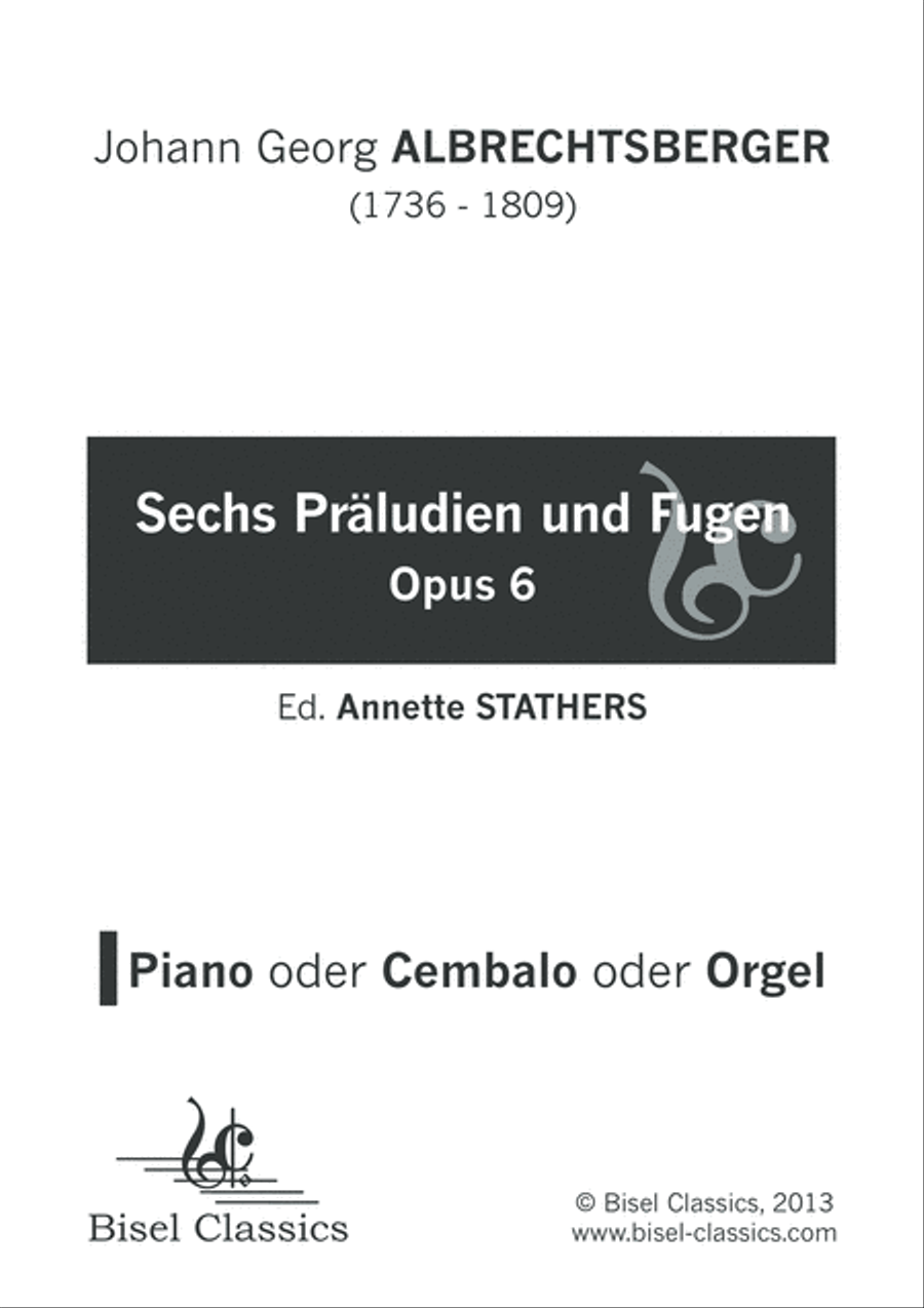 Sechs Praludien und Fugen, Opus 6 Organ scores gallery preview page 3