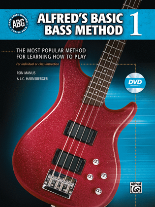 Book cover for Alfred's Basic Bass Method, Book 1
