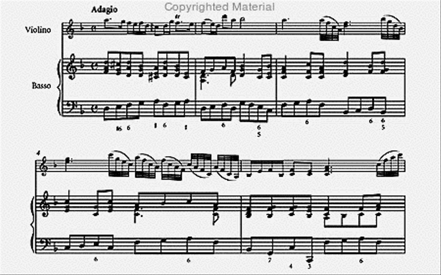 Three 'Dresden' Sonatas Violin scores gallery preview page 3