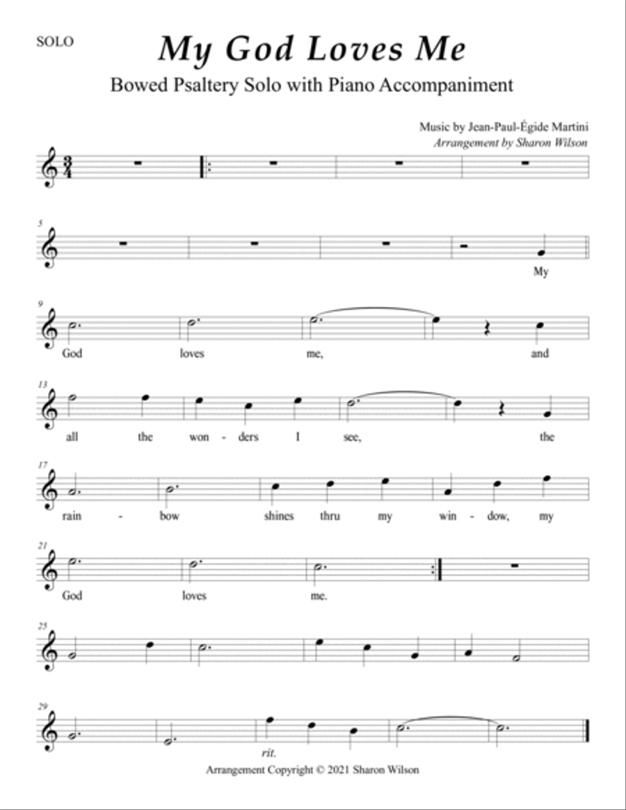Bowed psaltery sheet music hot sale