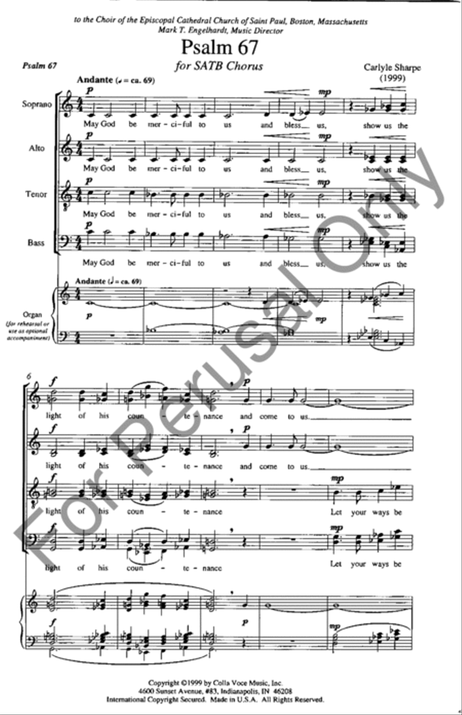 Psalm 67 Psalm 67 4-Part scores gallery preview page 2