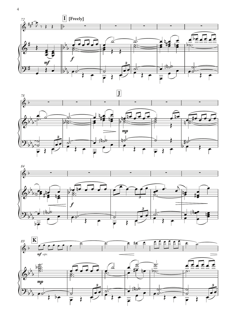 [Mourant] The Pied Piper (Piano Reduction) Clarinet Solo scores gallery preview page 6