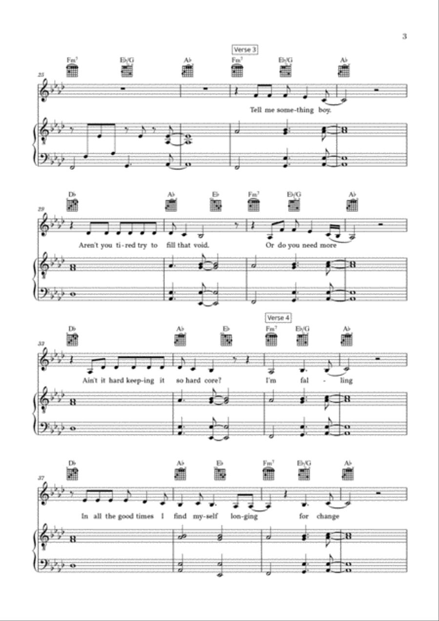 Shallow Vocal Duet scores gallery preview page 3