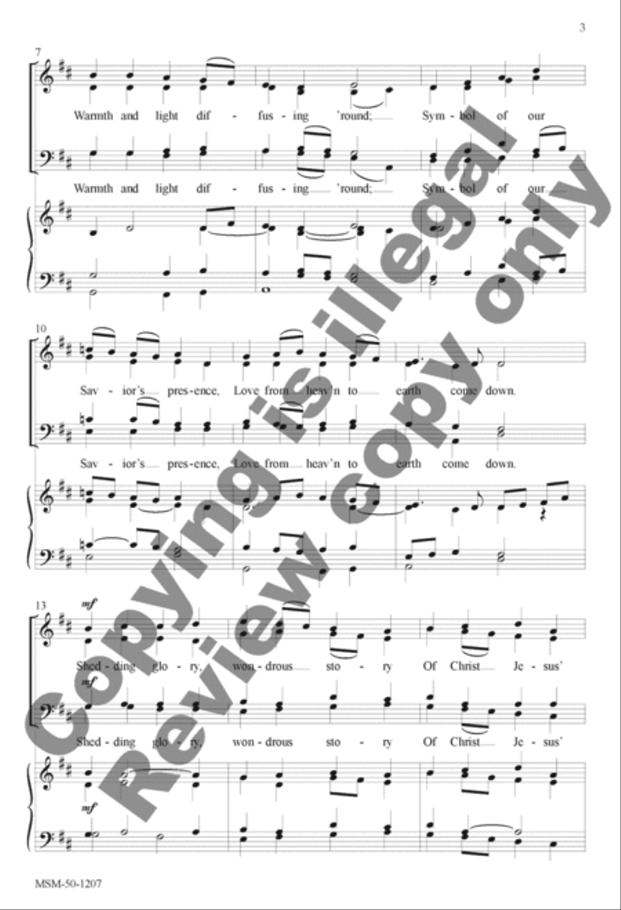 Candle Carol Candle Carol 4-Part scores gallery preview page 3