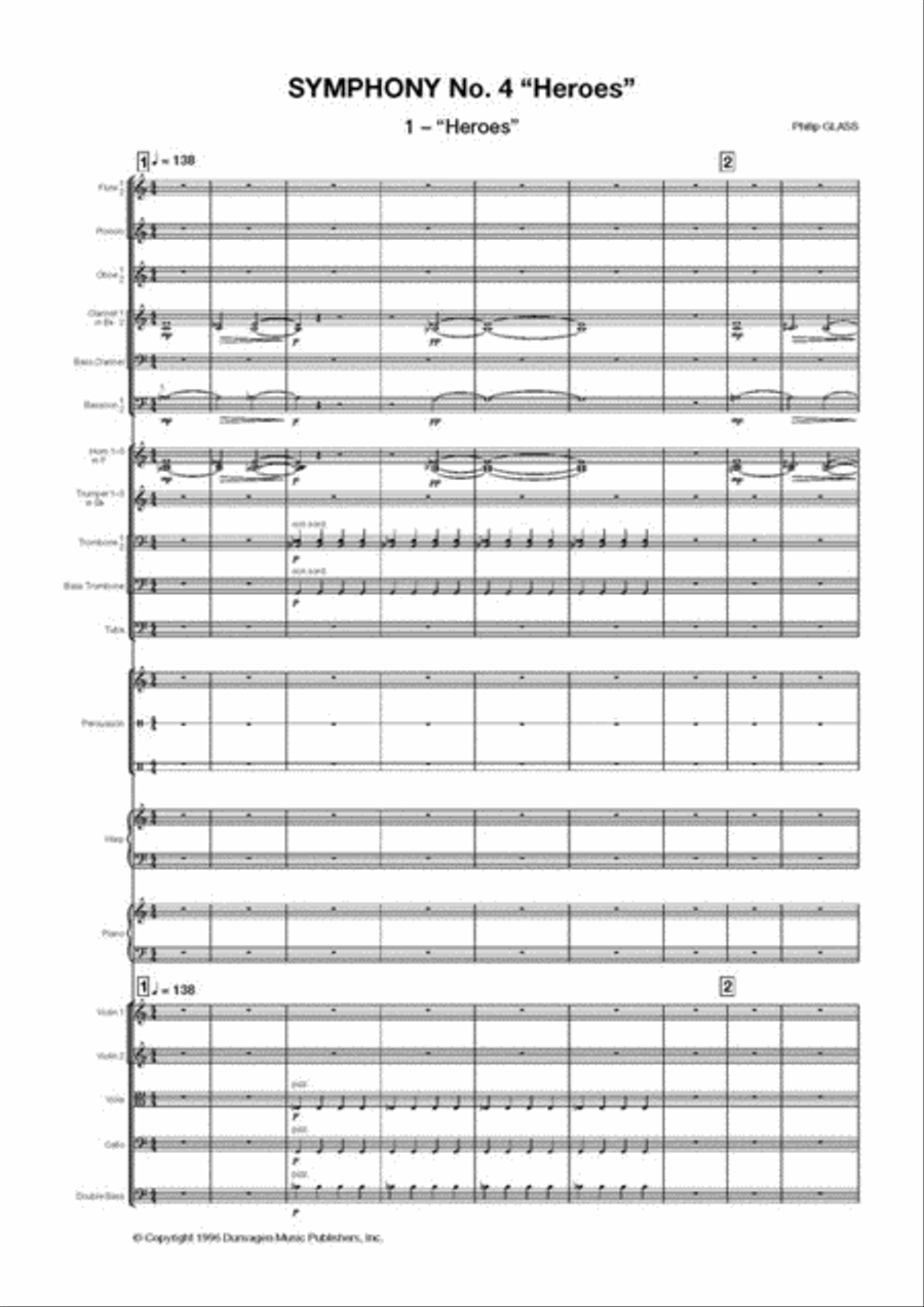 Symphony No. 4 Orchestra scores gallery preview page 2