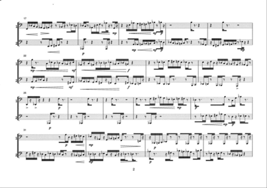 3.28.90 (tuba duo) 3.28.90 (tuba duo) Brass Duet scores gallery preview page 4