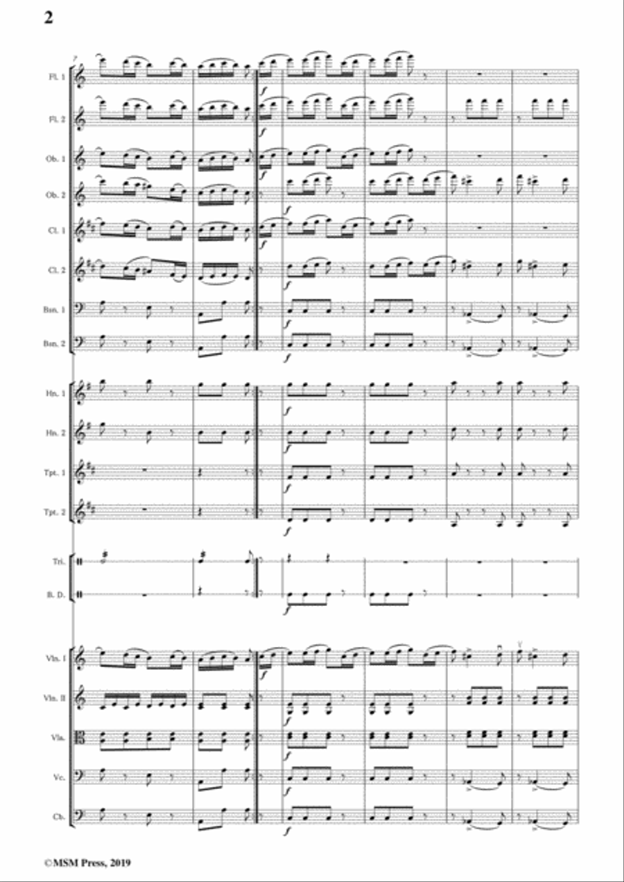 Johann Strauss I-Chineser-Galoppe,Op.20,for Orchestra Full Orchestra scores gallery preview page 4