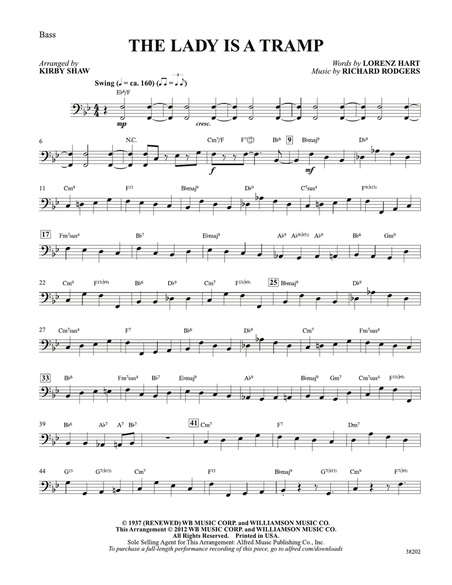 The Lady Is a Tramp: String Bass
