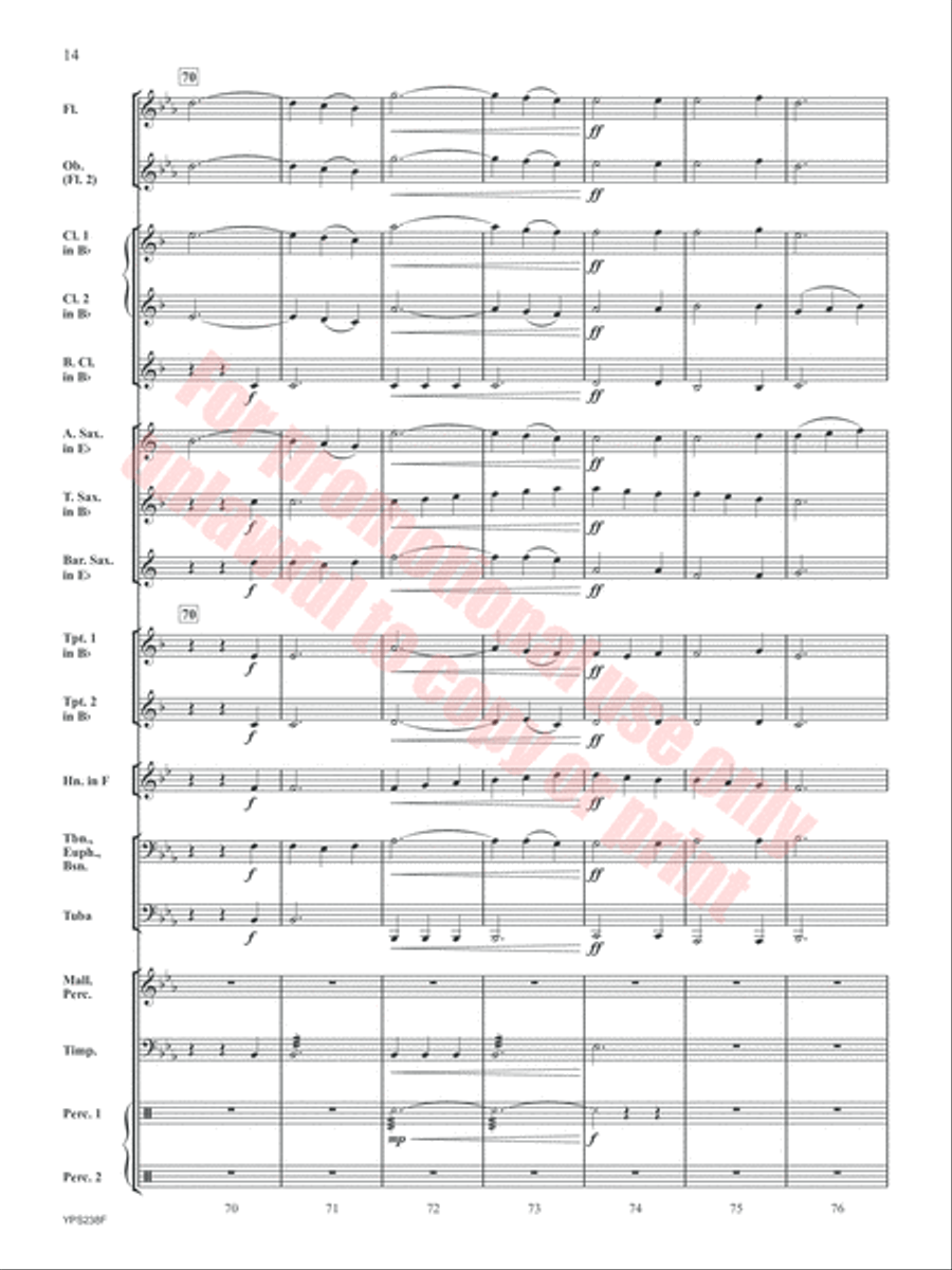 Rugby Heritage Concert Band scores gallery preview page 14