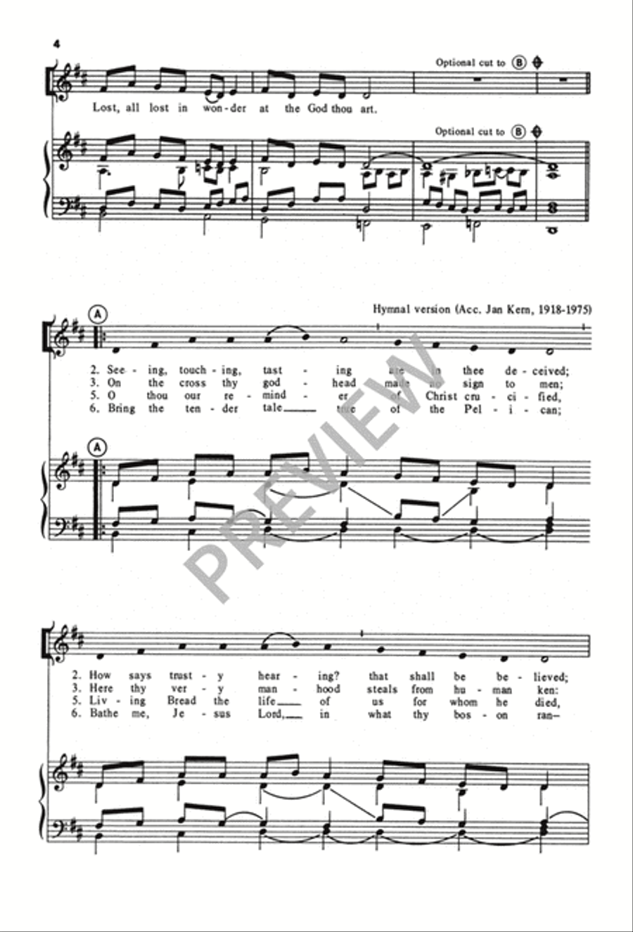 Godhead Here in Hiding 4-Part scores gallery preview page 5