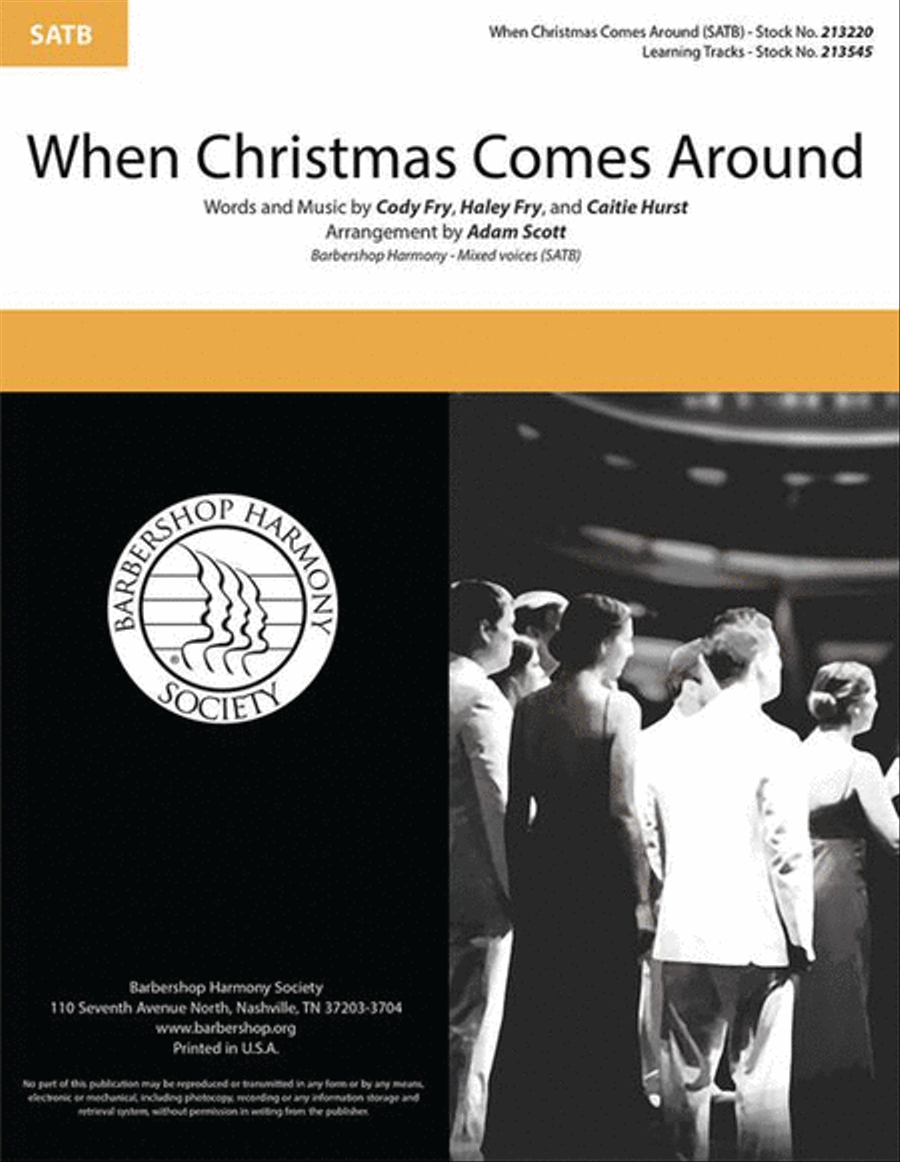 When Christmas Comes Around 4-Part scores gallery preview page 2