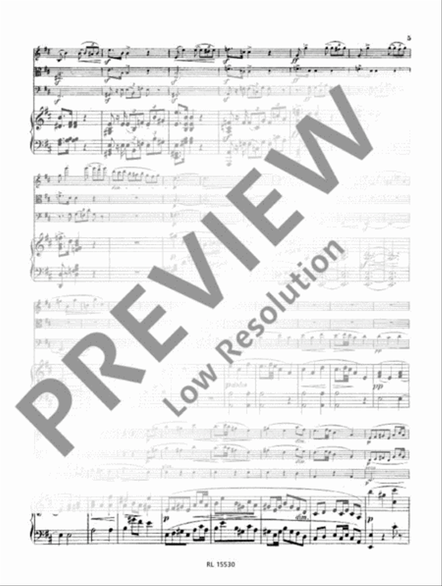 Quartet D major Cello scores gallery preview page 6