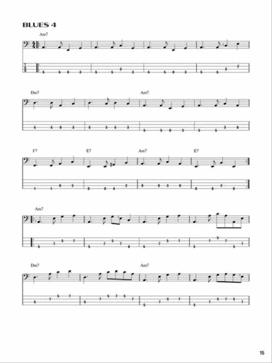 Bass Chops Bass Guitar Tablature scores gallery preview page 9