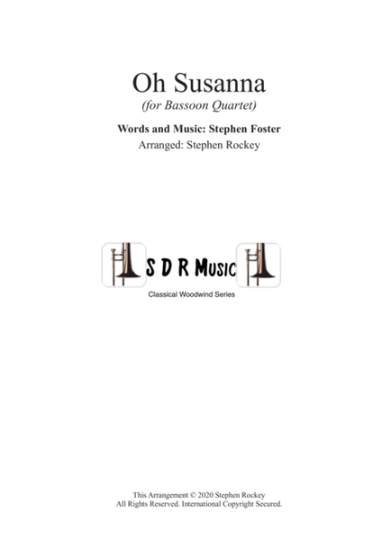Oh Susanna for Bassoon Quartet image number null