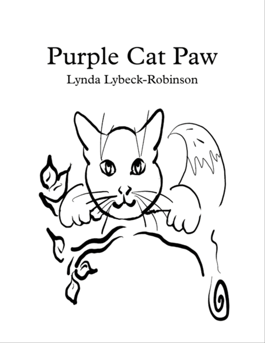 Purple Cat Paw Easy Piano scores gallery preview page 1