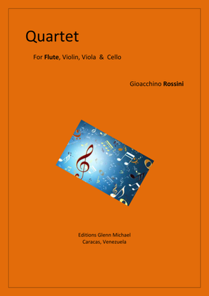 Flute Quartet for flute, violin, viola & cello