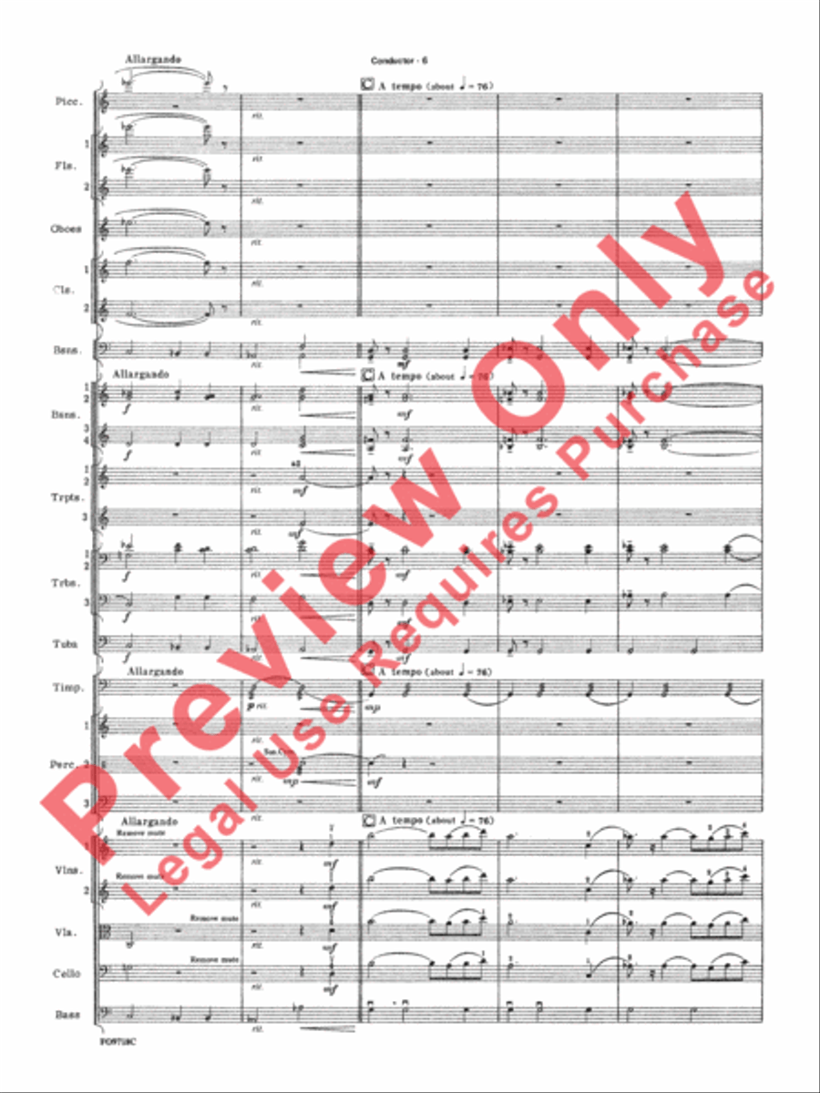 The Empire Strikes Back Medley Full Orchestra scores gallery preview page 9
