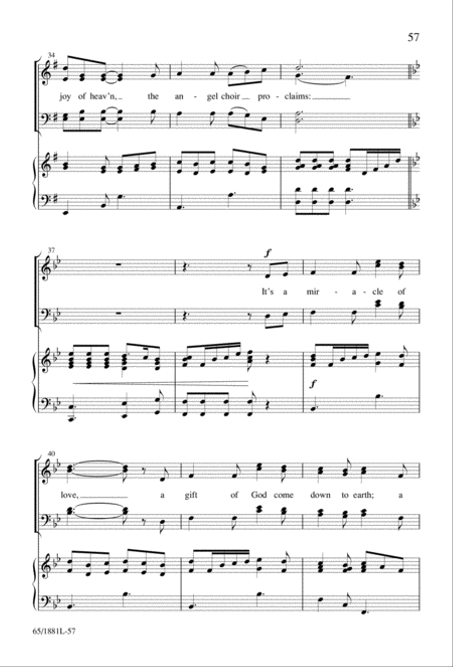 A Very Special Night A Very Special Night Unison Choir scores gallery preview page 59