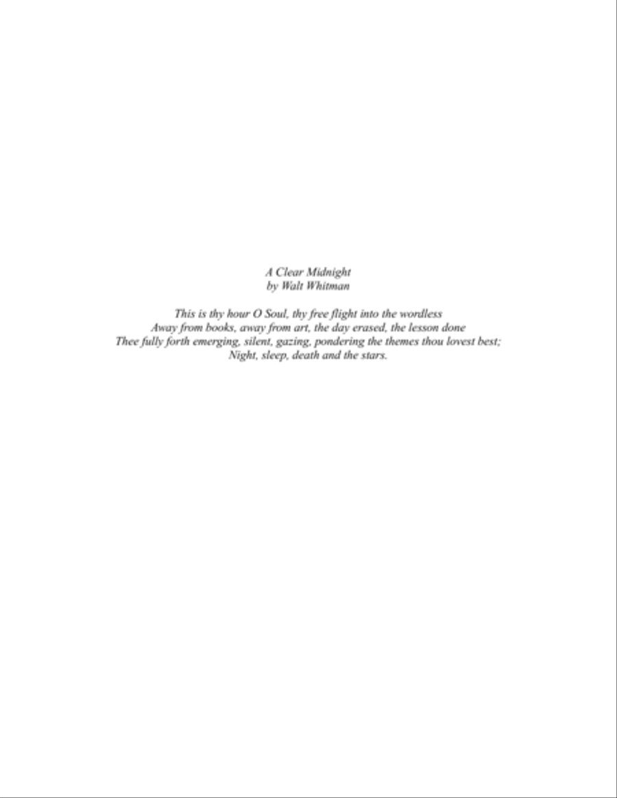 A Clear Midnight 4-Part scores gallery preview page 2