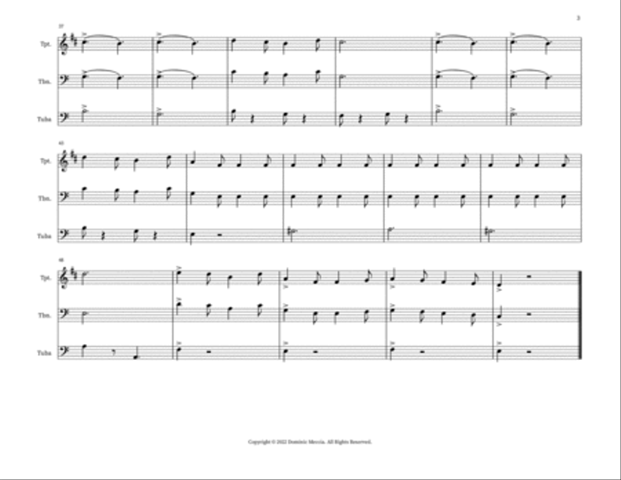 Funiculi Funicula Small Ensemble scores gallery preview page 3
