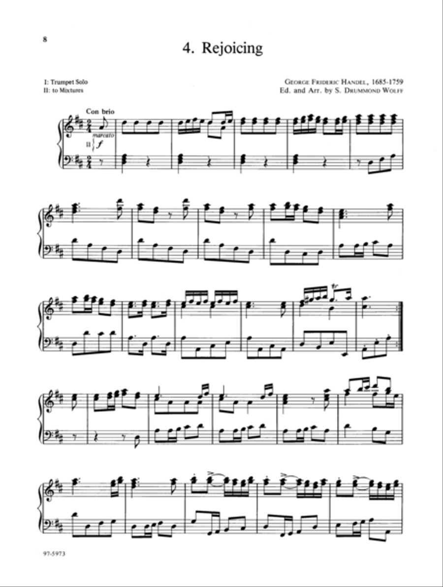 Baroque Music for Manuals, Vol. IV Organ scores gallery preview page 5