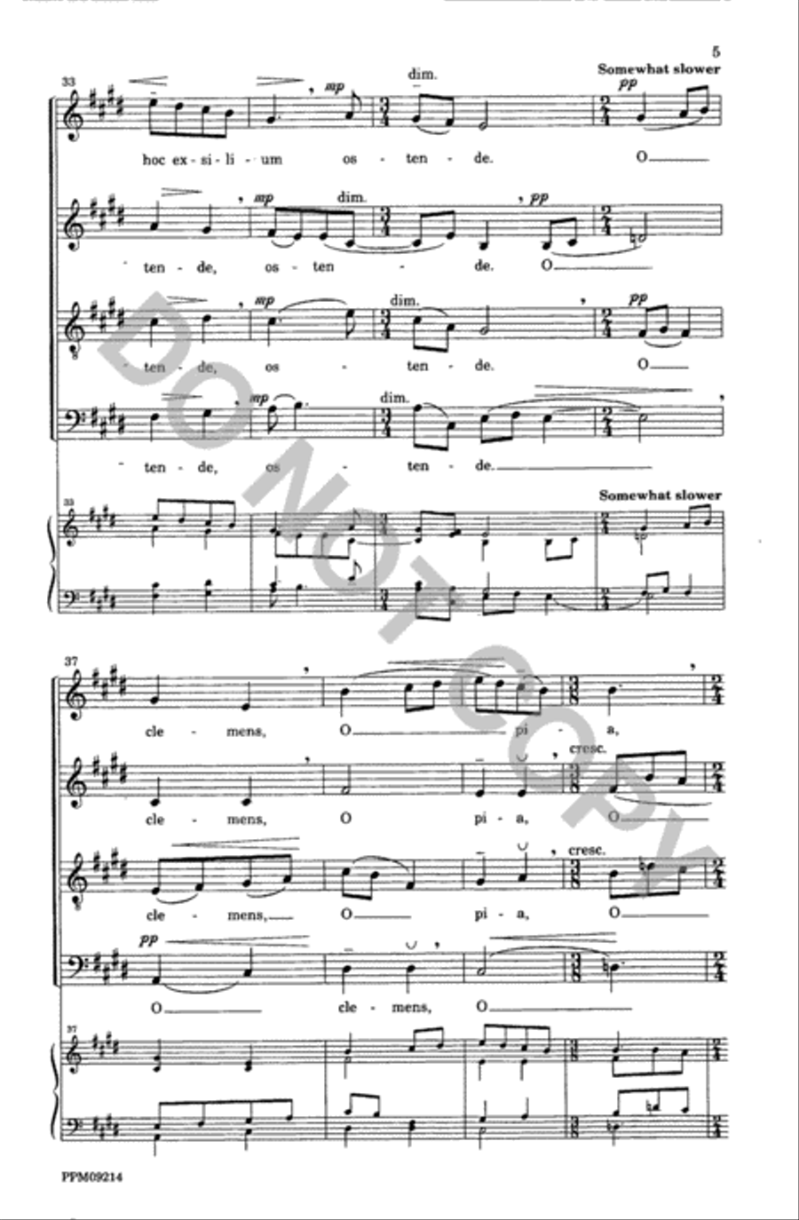 Salve Regina 4-Part scores gallery preview page 6