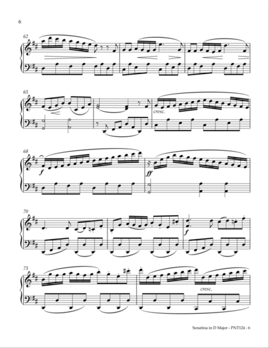Sonatina Opus 36, Number 6 Piano Method scores gallery preview page 6