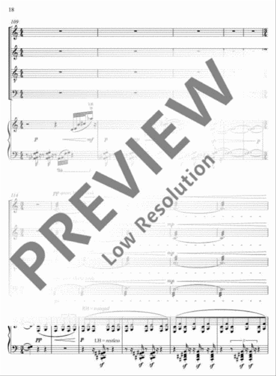 Pacem 4-Part scores gallery preview page 19