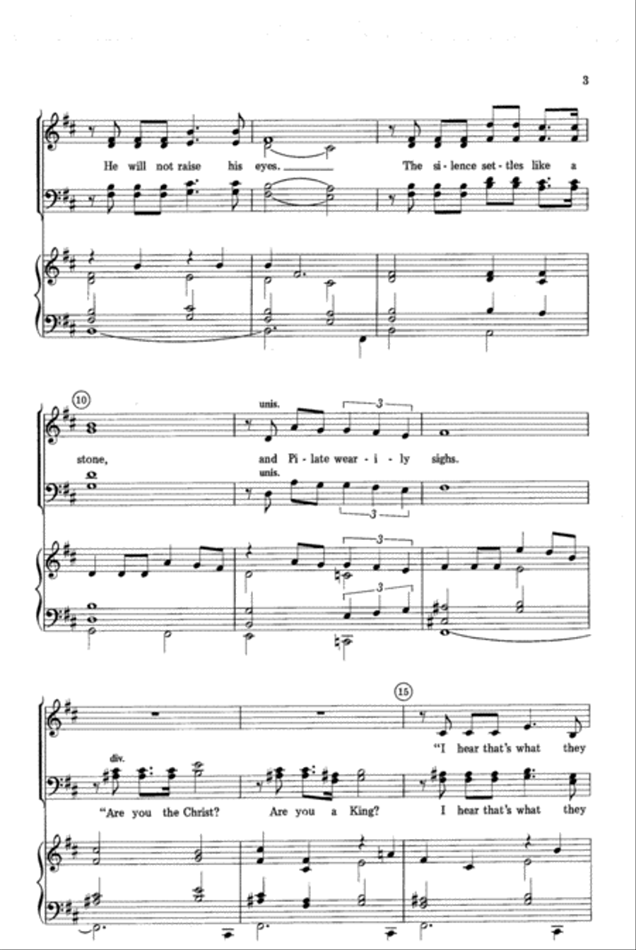 In Pilate's Hall In Pilate's Hall 4-Part scores gallery preview page 3