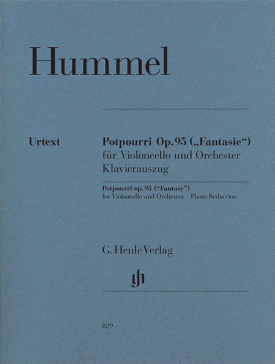 Potpourri Op. 95 (“Fantasy”) Piano Accompaniment scores gallery preview page 1