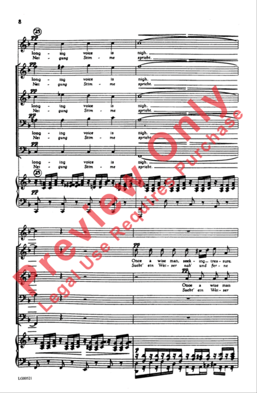 Ständchen Men's Choir scores gallery preview page 8